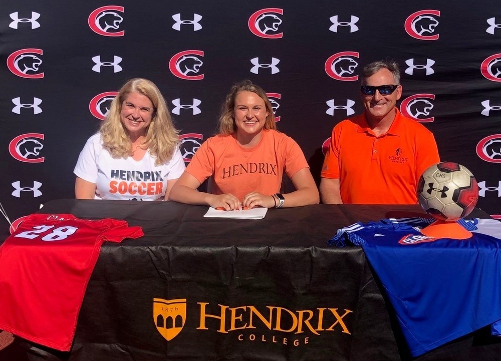 Scholarship Signing with Hendrix